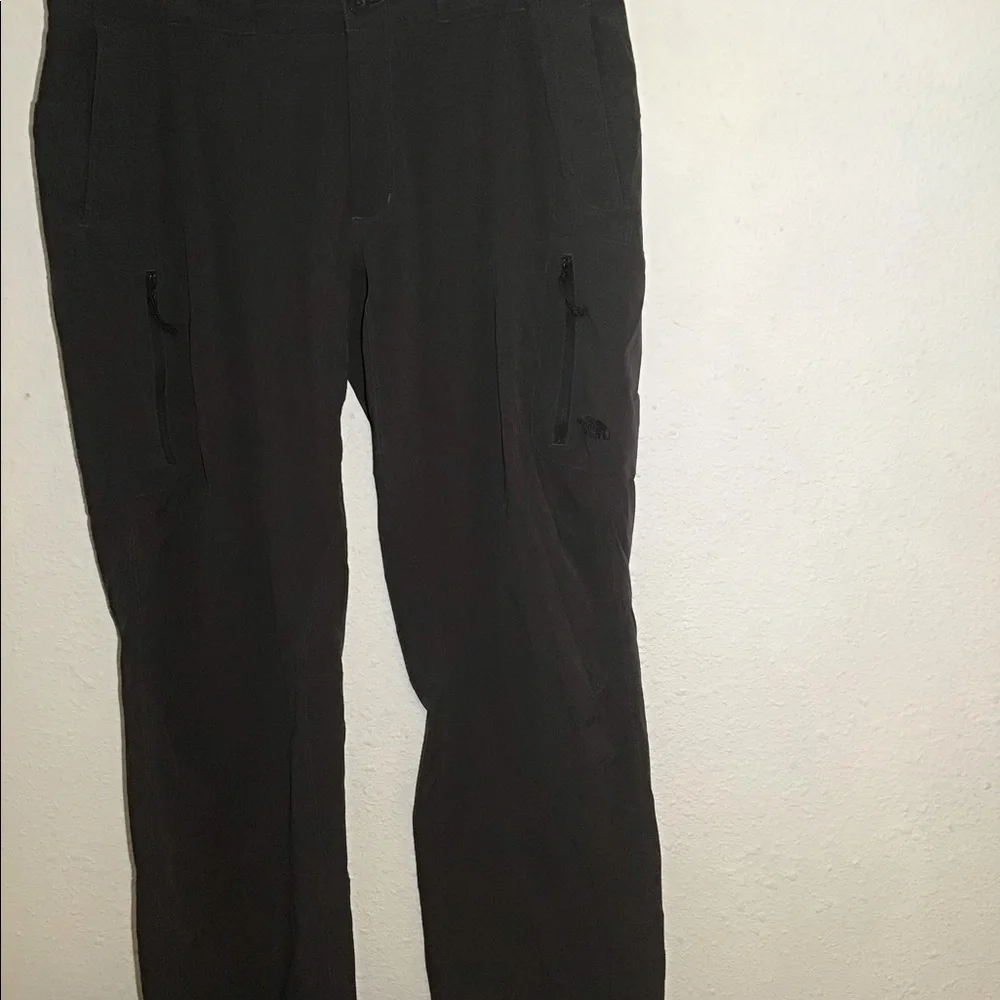 The north face gray soft shell active pants